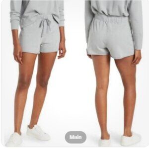 JAMES PERSE,  Drawstring Knit Fleece Sweat Shorts Cotton- NWT (US 4-6-)
